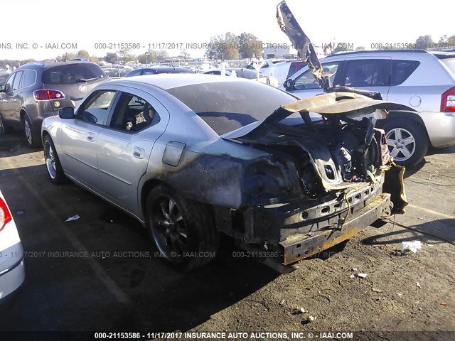 2B3KA43R67H643659 - 2007 DODGE CHARGER SE/SXT SILVER photo 3