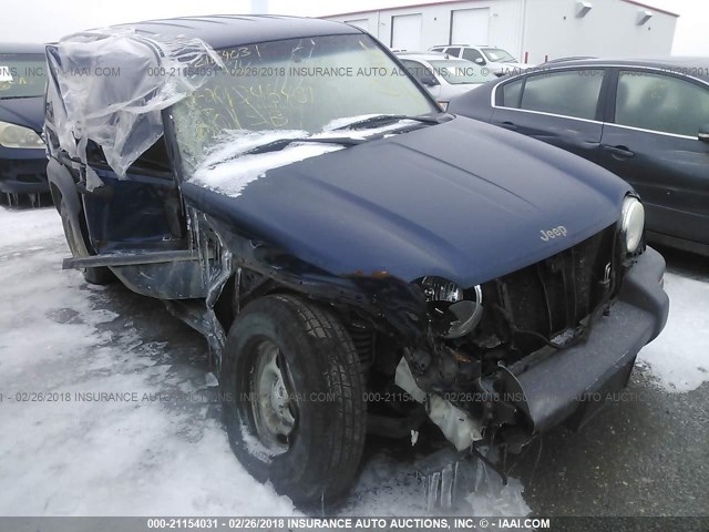 1J4GL48K73W514216 - 2003 JEEP LIBERTY SPORT/FREEDOM ლურჯი ფოტო 1