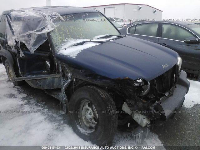 1J4GL48K73W514216 - 2003 JEEP LIBERTY SPORT/FREEDOM BLUE photo 6