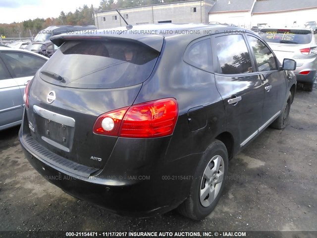 JN8AS5MV7BW681473 - 2011 NISSAN ROGUE S/SV/KROM BLACK photo 4