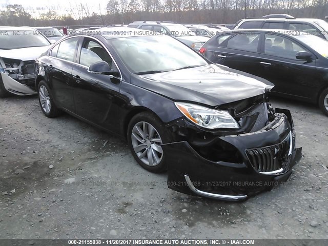 2G4GK5EX5F9127963 - 2015 BUICK REGAL BLACK photo 1