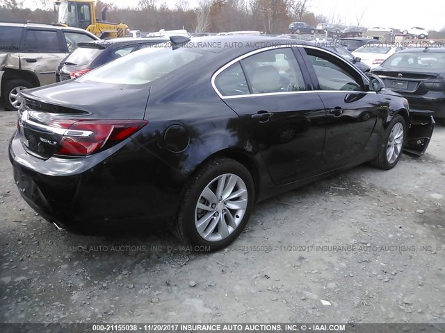 2G4GK5EX5F9127963 - 2015 BUICK REGAL BLACK photo 4