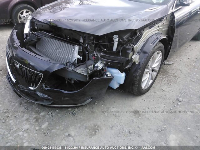 2G4GK5EX5F9127963 - 2015 BUICK REGAL BLACK photo 6