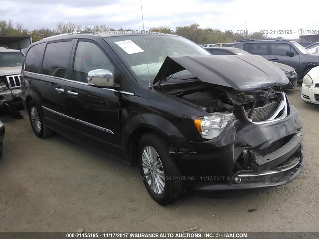 2C4RC1GG4FR583663 - 2015 CHRYSLER TOWN & COUNTRY LIMITED PLATINUM BLACK photo 1