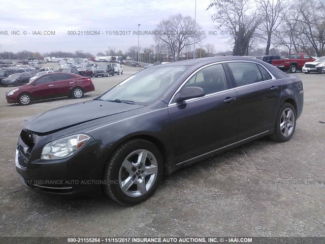 1G1ZC5EB8A4141245 - 2010 CHEVROLET MALIBU 1LT 灰色 照片 2