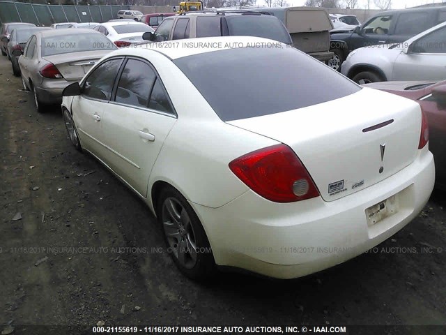 1G2ZG57B584227006 - 2008 PONTIAC G6 SE WHITE photo 3