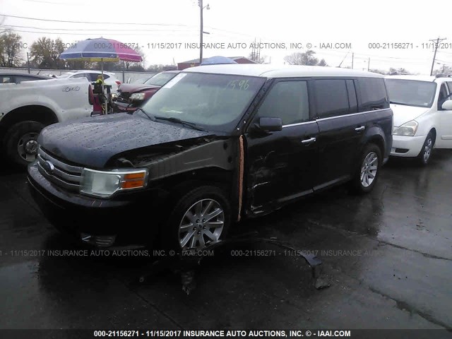2FMDK52C19BA36190 - 2009 FORD FLEX SEL ლურჯი ფოტო 2