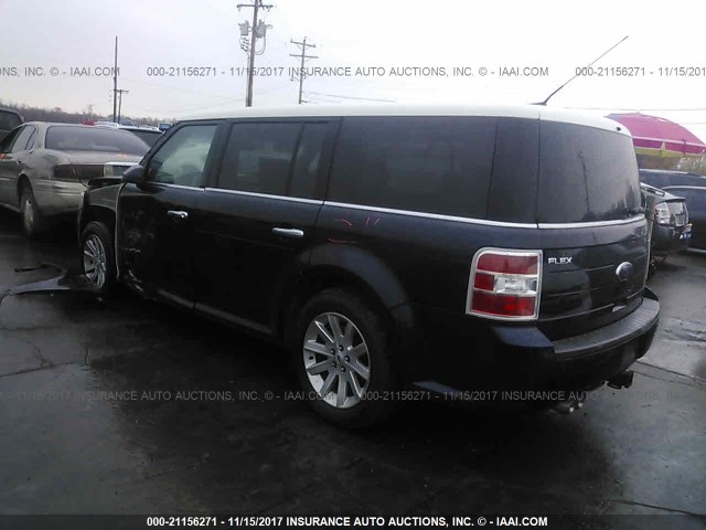 2FMDK52C19BA36190 - 2009 FORD FLEX SEL ლურჯი ფოტო 3