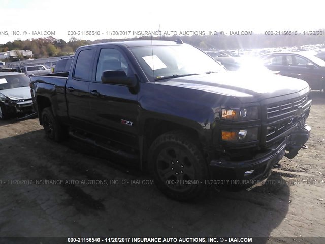 1GCVKREC5FZ403273 - 2015 CHEVROLET SILVERADO K1500 LT BLACK photo 1