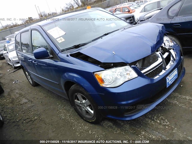 2D4RN3DG7BR601550 - 2011 DODGE GRAND CARAVAN MAINSTREET BLUE photo 1