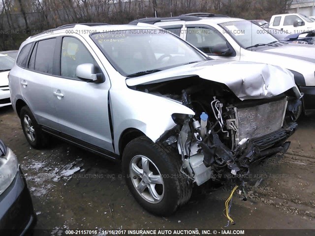 5NMSG13D07H092729 - 2007 HYUNDAI SANTA FE GLS SILVER photo 1