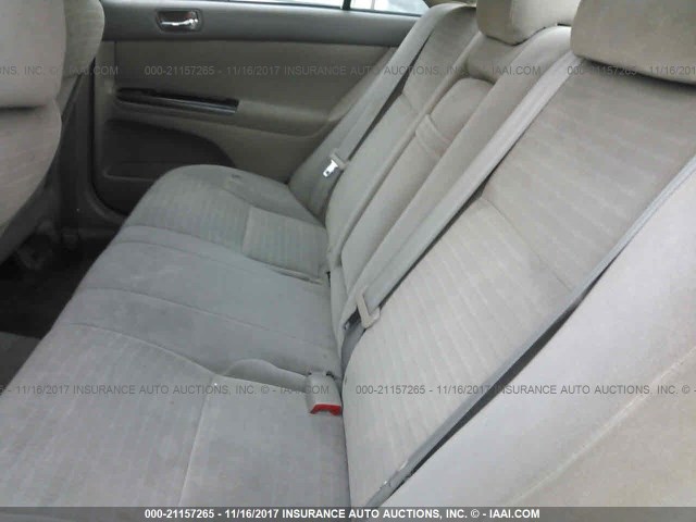 4T1BE32K95U387573 - 2005 TOYOTA CAMRY LE/XLE/SE მწვანე ფოტო 8