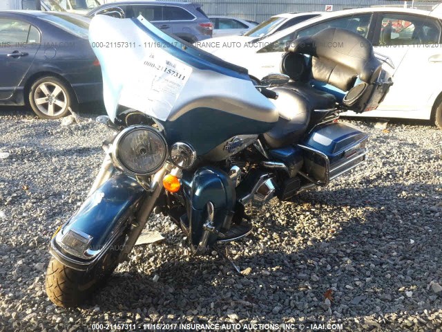 1HD1FCW175Y617939 - 2005 HARLEY-DAVIDSON FLHTCUI BLUE photo 2