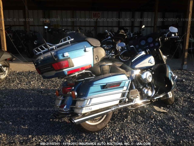 1HD1FCW175Y617939 - 2005 HARLEY-DAVIDSON FLHTCUI BLUE photo 4