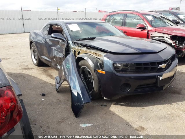 2G1FA1E37D9187922 - 2013 CHEVROLET CAMARO LS Dark Blue photo 1