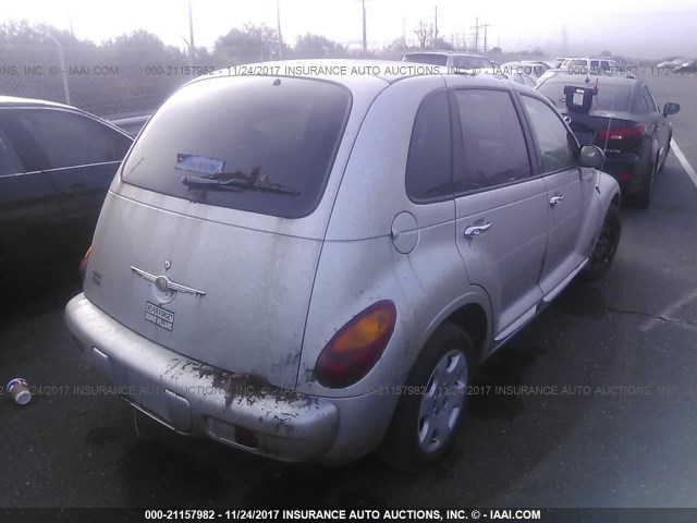 3C4FY58B55T574416 - 2005 CHRYSLER PT CRUISER TOURING SILVER photo 4