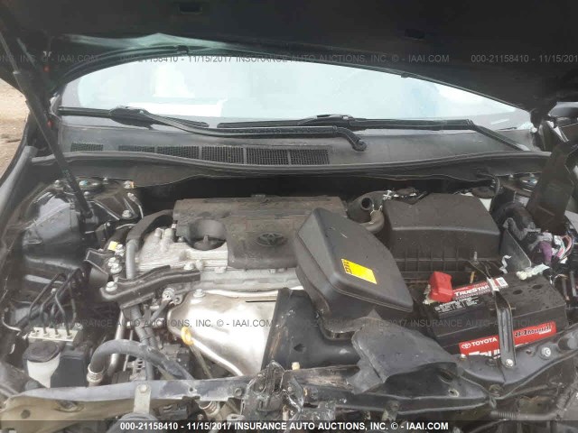 4T1BF1FK8FU077816 - 2015 TOYOTA CAMRY LE/XLE/SE/XSE Schwarz Foto 10