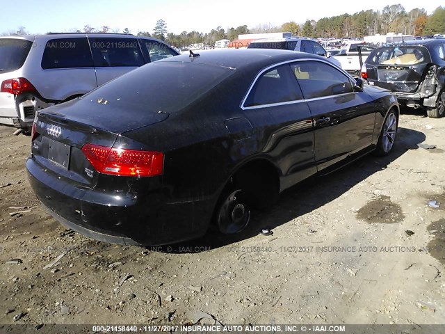 WAUCFAFR9DA047497 - 2013 AUDI A5 PREMIUM BLACK photo 4