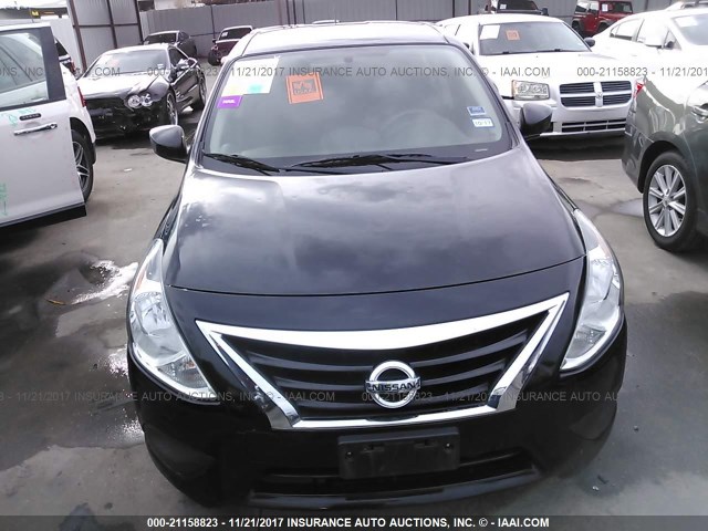 3N1CN7AP1FL929258 - 2015 NISSAN VERSA S/S PLUS/SV/SL BLACK photo 6