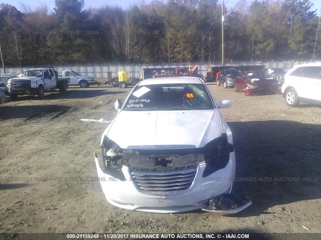 1C3CCBBB9CN284190 - 2012 CHRYSLER 200 TOURING WHITE photo 6