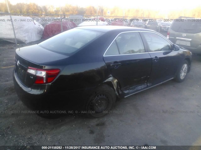 4T1BF1FK6CU513705 - 2012 TOYOTA CAMRY SE/LE/XLE 黑色 照片 4