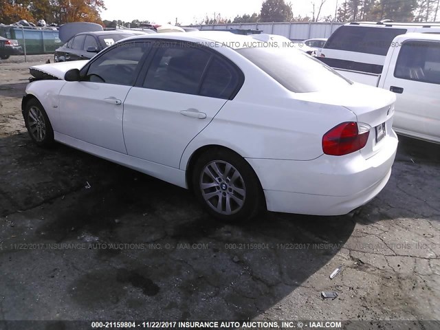 WBAVA33557KX82187 - 2007 BMW 328 I WHITE photo 3