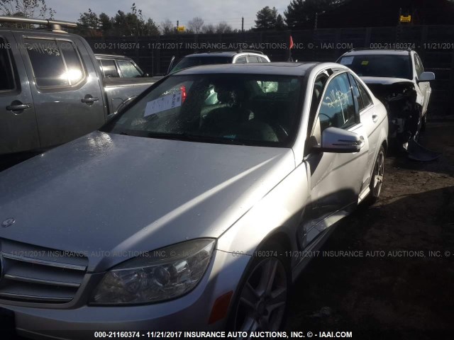 WDDGF8BB0AR088139 - 2010 MERCEDES-BENZ C 300 4MATIC SILVER photo 6