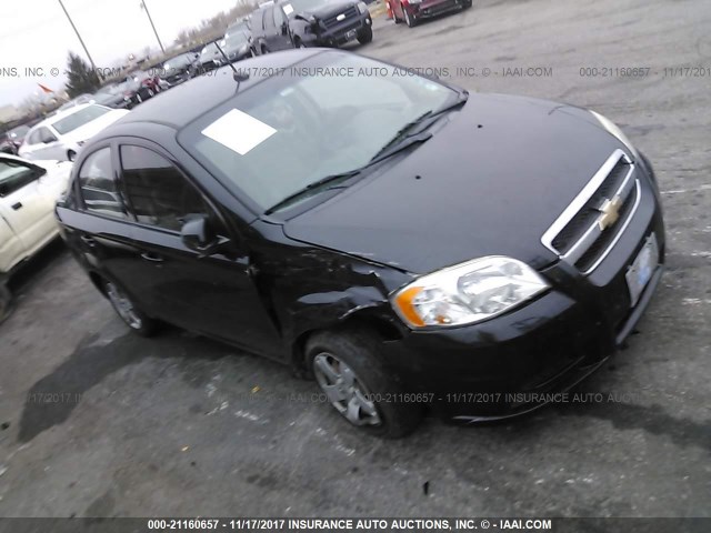 KL1TD5DE0BB199828 - 2011 CHEVROLET AVEO LS/LT 黑色 照片 1