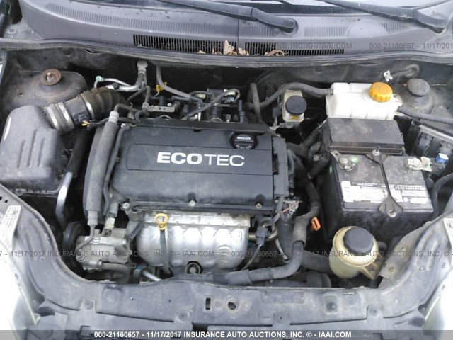 KL1TD5DE0BB199828 - 2011 CHEVROLET AVEO LS/LT 黑色 照片 10