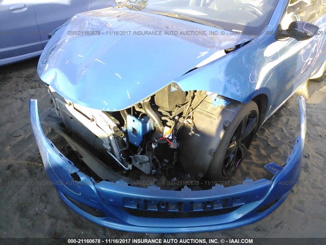 1C3CDFBB7FD336902 - 2015 DODGE DART SXT BLUE photo 6