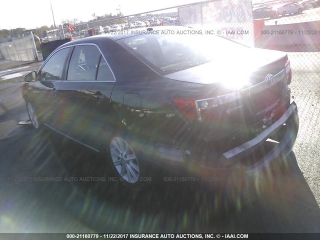 4T1BD1FK5DU095225 - 2013 TOYOTA CAMRY HYBRID/LE/XLE BLACK photo 3