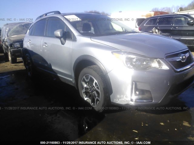 JF2GPABCXH8218730 - 2017 SUBARU CROSSTREK PREMIUM ვერცხლისფერი ფოტო 1