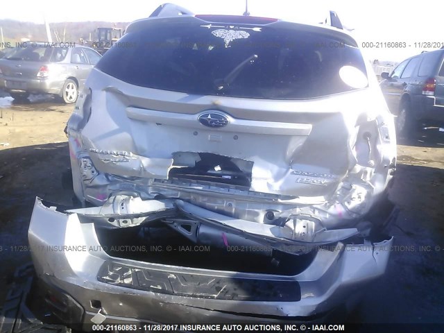 JF2GPABCXH8218730 - 2017 SUBARU CROSSTREK PREMIUM ვერცხლისფერი ფოტო 6