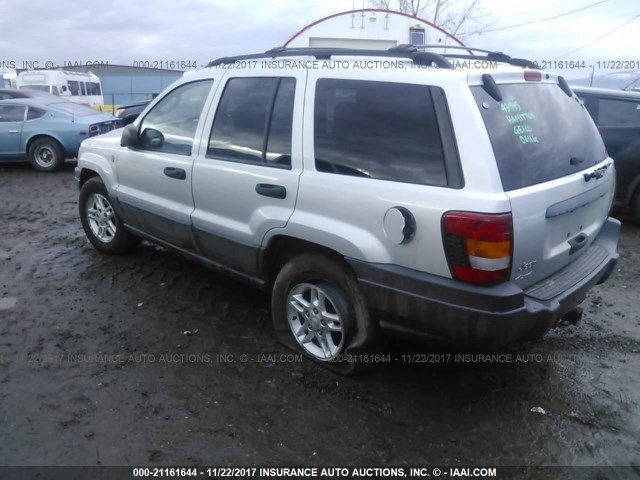 1J4GW48S04C305877 - 2004 JEEP GRAND CHEROKEE LAREDO/COLUMBIA/FREEDOM SILVER photo 3