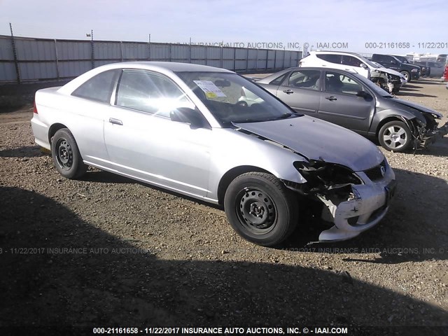 1HGEM21114L084980 - 2004 HONDA CIVIC DX VP SILVER photo 1