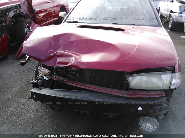 4S3BG6857X7605710 - 1999 SUBARU LEGACY OUTBACK/SSV/LIMITED/30TH RED photo 6