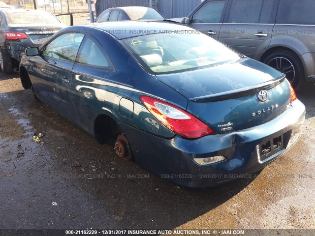 4T1CE30P17U754777 - 2007 TOYOTA CAMRY SOLARA SE/SLE 蓝色 照片 3