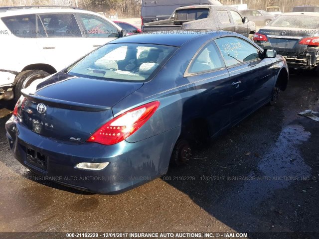 4T1CE30P17U754777 - 2007 TOYOTA CAMRY SOLARA SE/SLE 蓝色 照片 4