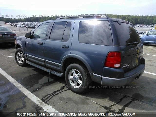 1FMZU73K53UB40751 - 2003 FORD EXPLORER XLT/XLT SPORT/NBX BLUE photo 3