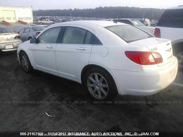 1C3LC66M77N680448 - 2007 CHRYSLER SEBRING LIMITED WHITE photo 3