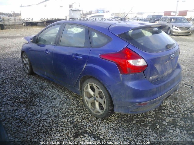 1FADP3L96DL255304 - 2013 FORD FOCUS ST BLUE photo 3