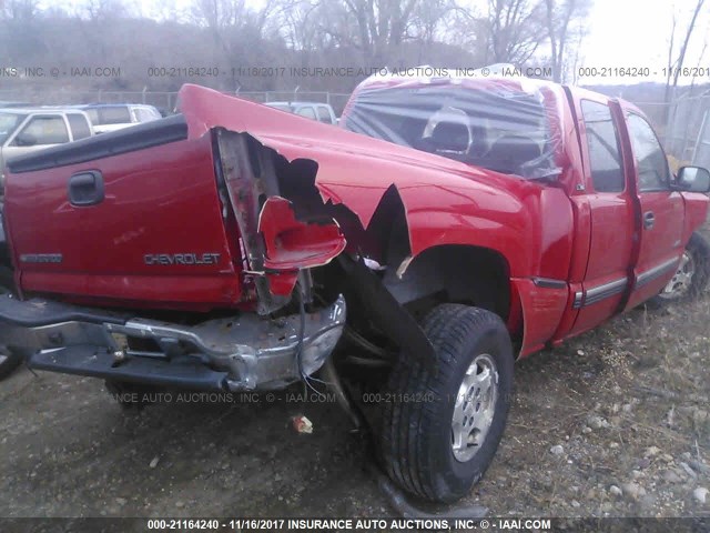 2GCEK19T311338355 - 2001 CHEVROLET SILVERADO K1500 RED photo 6