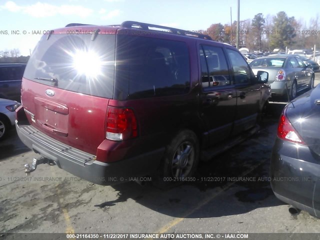 1FMPU16535LA66748 - 2005 FORD EXPEDITION XLT RED photo 4