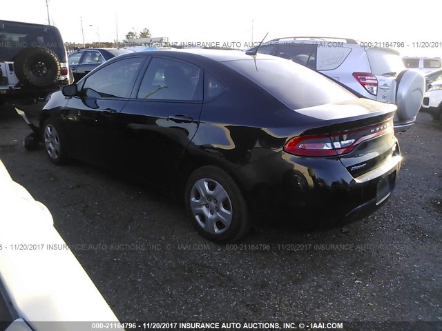 1C3CDFAH8DD305967 - 2013 DODGE DART SE/AERO BLACK photo 3