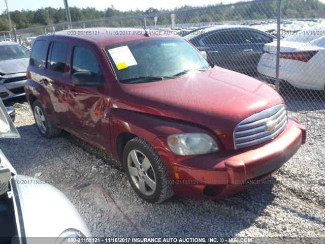 3GNCA13B09S589058 - 2009 CHEVROLET HHR LS BURGUNDY photo 1