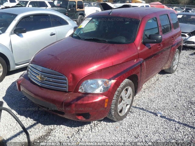 3GNCA13B09S589058 - 2009 CHEVROLET HHR LS BURGUNDY photo 2