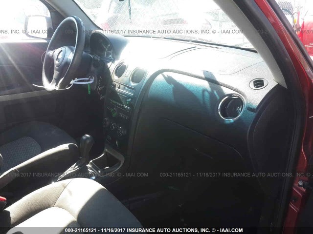 3GNCA13B09S589058 - 2009 CHEVROLET HHR LS BURGUNDY photo 5