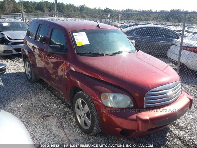 3GNCA13B09S589058 - 2009 CHEVROLET HHR LS BURGUNDY photo 6