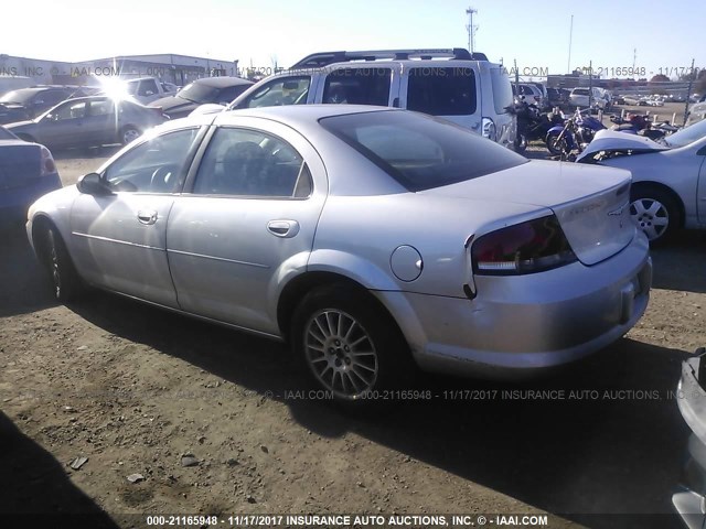 1C3EL46X04N259173 - 2004 CHRYSLER SEBRING LX GRAY photo 3