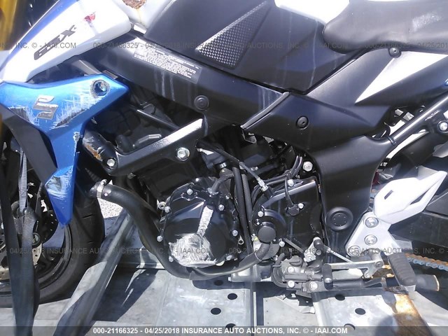 JS1GR7NA1F2101084 - 2015 SUZUKI GSX-S750 BLUE photo 9